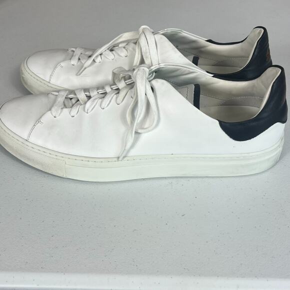 Good Man Brand Sneaker Shoes Mens 13 White Leather Casual Walking Low Italy main image 12